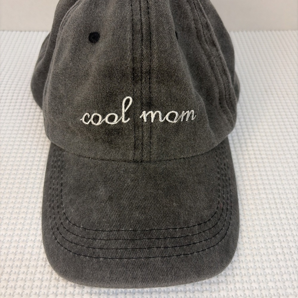 Black Faded "Cool mom" Baseball Hat